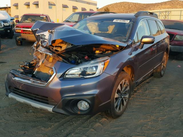 4S4BSBJC8F3218844 - 2015 SUBARU OUTBACK 2. BLUE photo 2