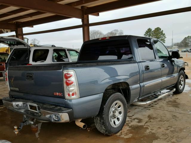 2GTEC13V761214507 - 2006 GMC NEW SIERRA BLUE photo 4