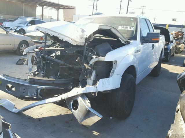 1FTRX12VX9KB42875 - 2009 FORD F150 SUPER WHITE photo 2