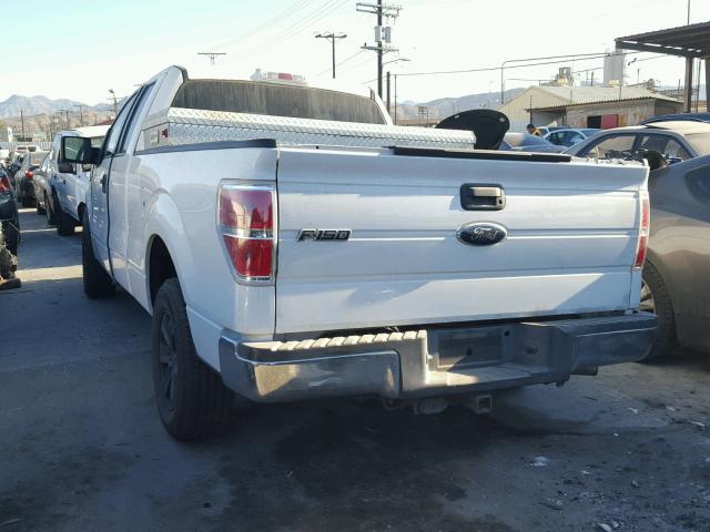 1FTRX12VX9KB42875 - 2009 FORD F150 SUPER WHITE photo 3