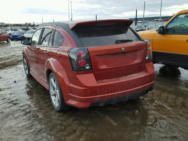 1B3HB68FX8D793077 - 2008 DODGE CALIBER SR ORANGE photo 3