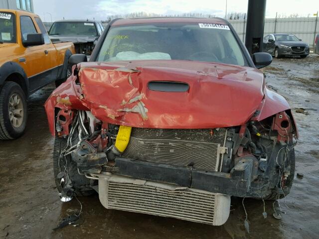 1B3HB68FX8D793077 - 2008 DODGE CALIBER SR ORANGE photo 9