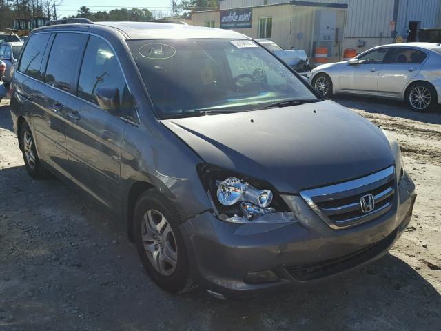 5FNRL387X7B093767 - 2007 HONDA ODYSSEY EX GRAY photo 1