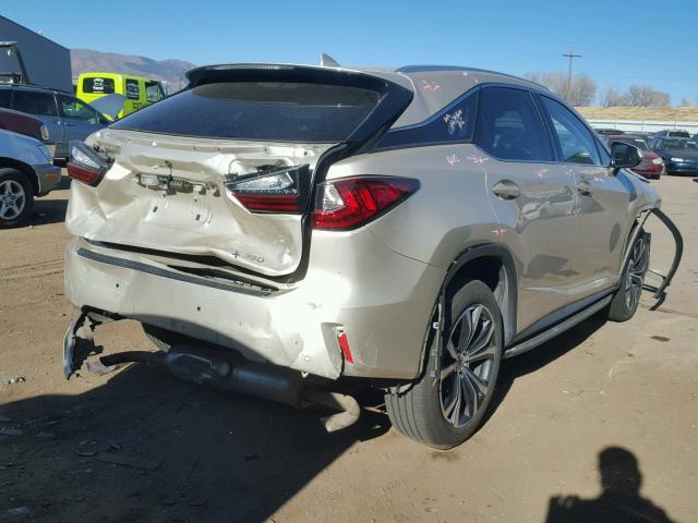 JTJBZMCA0G2012803 - 2016 LEXUS RX 350 TAN photo 4