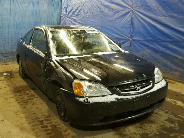 1HGEM21543L081234 - 2003 HONDA CIVIC LX BLACK photo 1