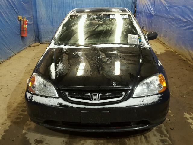 1HGEM21543L081234 - 2003 HONDA CIVIC LX BLACK photo 9