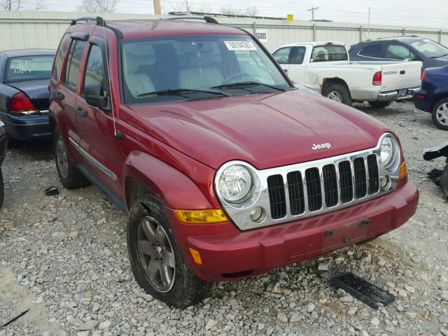 1J4GL58K66W214211 - 2006 JEEP LIBERTY LI RED photo 1