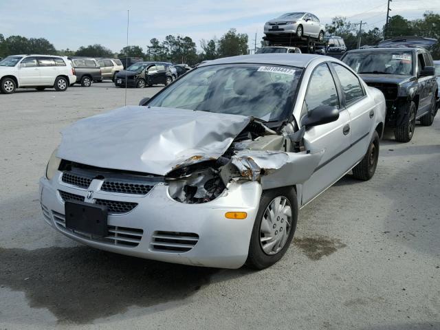 1B3ES26C44D551724 - 2004 DODGE NEON BASE SILVER photo 2