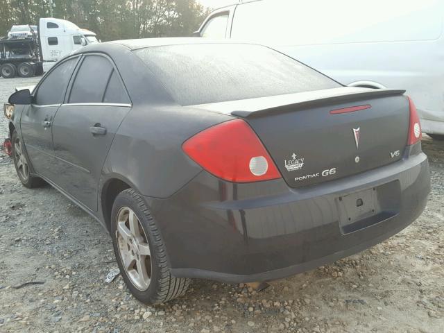 1G2ZG58N474146294 - 2007 PONTIAC G6 BASE BLACK photo 3