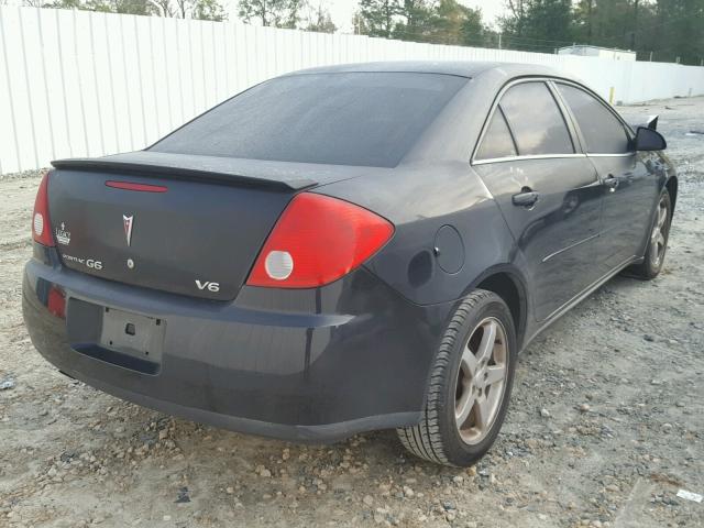 1G2ZG58N474146294 - 2007 PONTIAC G6 BASE BLACK photo 4