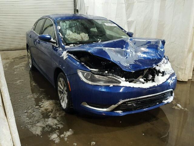 1C3CCCAB4FN576793 - 2015 CHRYSLER 200 LIMITE BLUE photo 1