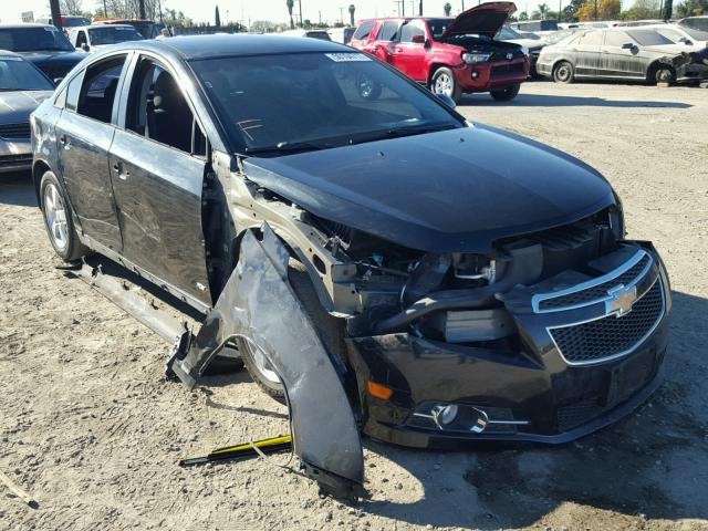 1G1PF5S92B7298964 - 2011 CHEVROLET CRUZE LT BLACK photo 1