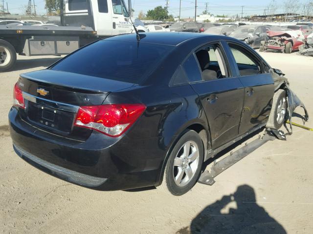 1G1PF5S92B7298964 - 2011 CHEVROLET CRUZE LT BLACK photo 4