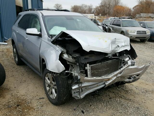 2GNFLNE54C6386377 - 2012 CHEVROLET EQUINOX LT SILVER photo 1