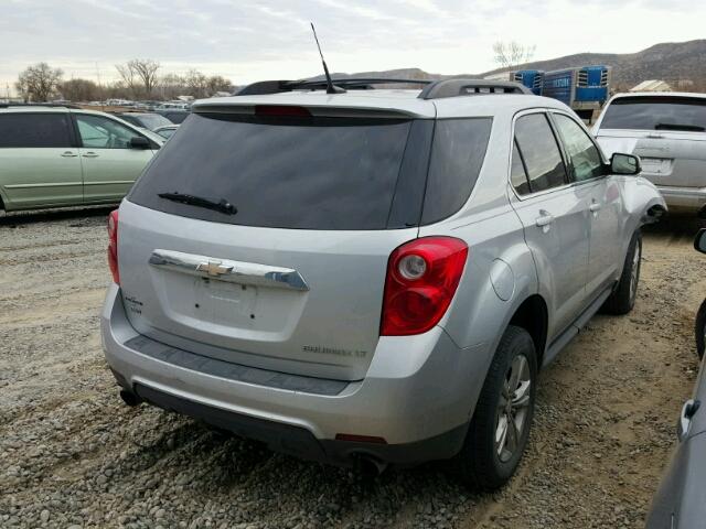 2GNFLNE54C6386377 - 2012 CHEVROLET EQUINOX LT SILVER photo 4