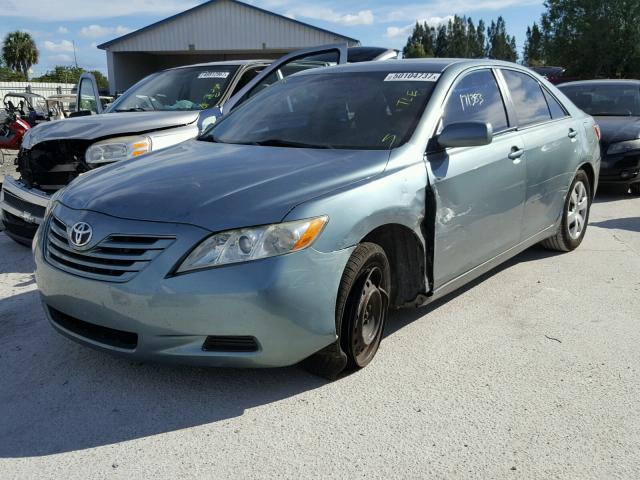 4T1BE46K17U659925 - 2007 TOYOTA CAMRY NEW GREEN photo 2