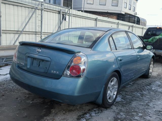 1N4AL11D02C172765 - 2002 NISSAN ALTIMA BAS TEAL photo 4