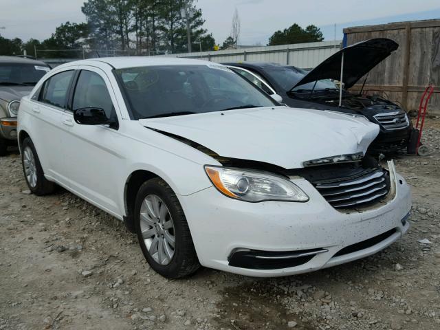 1C3CCBBB7CN146535 - 2012 CHRYSLER 200 TOURIN WHITE photo 1