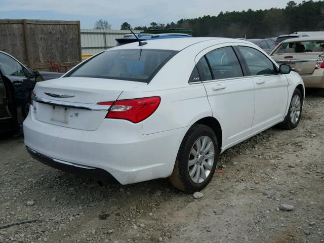 1C3CCBBB7CN146535 - 2012 CHRYSLER 200 TOURIN WHITE photo 4