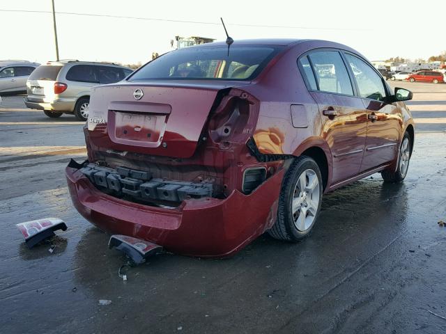 3N1AB61E88L759301 - 2008 NISSAN SENTRA 2.0 RED photo 4