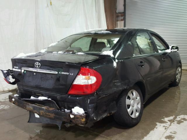 4T1BE32K72U108567 - 2002 TOYOTA CAMRY LE შავი ფოტო 4