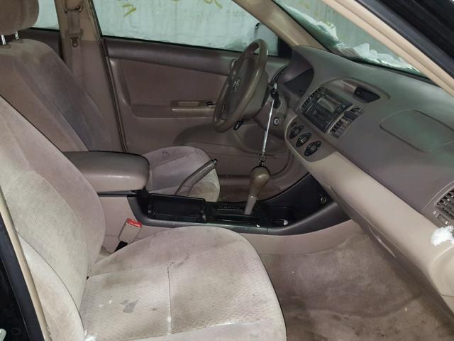 4T1BE32K72U108567 - 2002 TOYOTA CAMRY LE შავი ფოტო 5