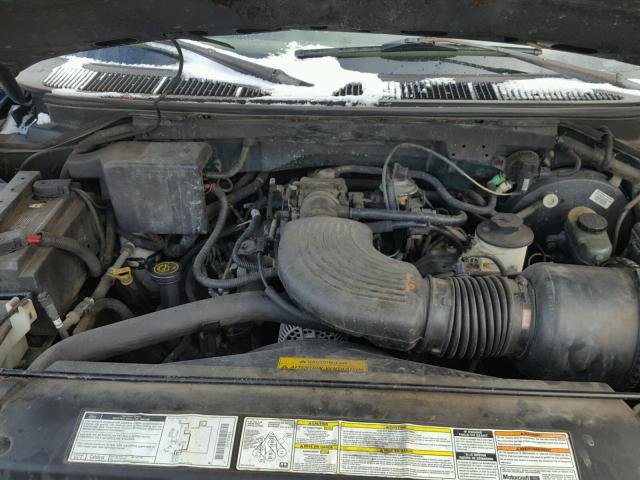 1FTEX17L1VNC74406 - 1997 FORD F150 GREEN photo 7