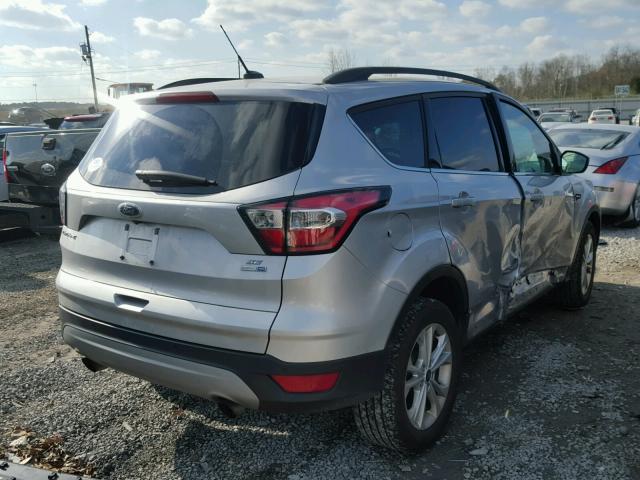 1FMCU9GD4HUB03243 - 2017 FORD ESCAPE SE 银色 照片 4