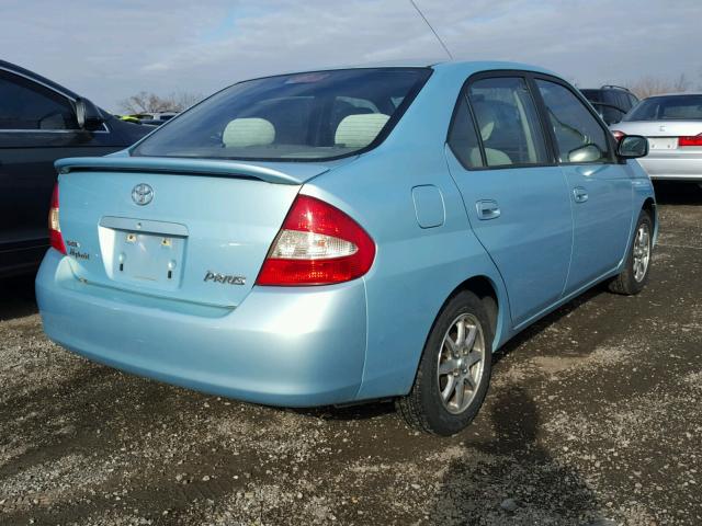 JT2BK18U430081971 - 2003 TOYOTA PRIUS TEAL photo 4