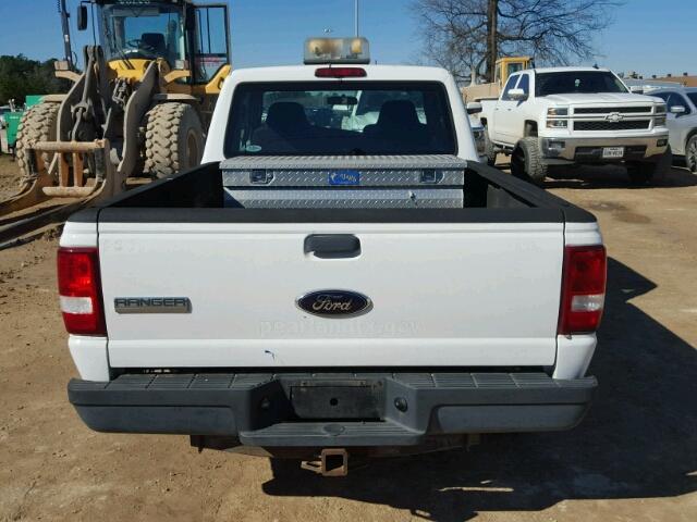 1FTYR14D39PA32392 - 2009 FORD RANGER SUP WHITE photo 10