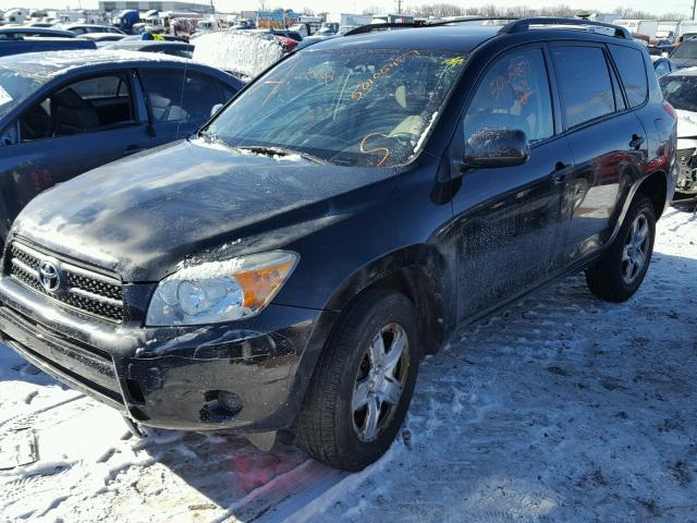 JTMZD33V476037046 - 2007 TOYOTA RAV4 BLACK photo 2