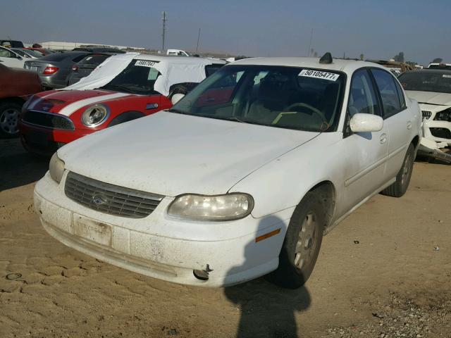 1G1NE52J3X6243229 - 1999 CHEVROLET MALIBU LS WHITE photo 2