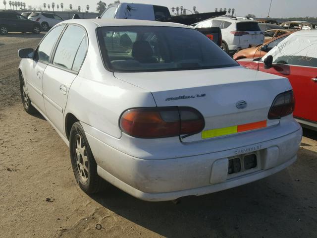 1G1NE52J3X6243229 - 1999 CHEVROLET MALIBU LS WHITE photo 3