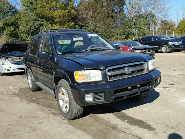 JN8DR09X22W659323 - 2002 NISSAN PATHFINDER BLACK photo 1