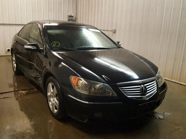 JH4KB16506C005300 - 2006 ACURA RL შავი ფოტო 1