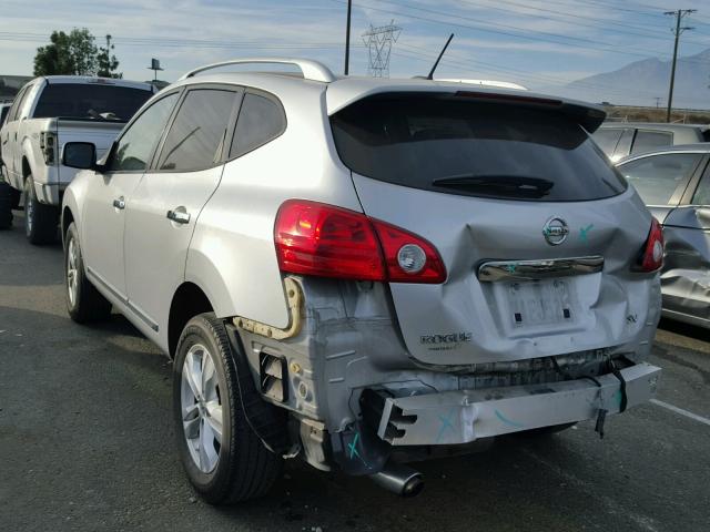 JN8AS5MT1DW507741 - 2013 NISSAN ROGUE S SILVER photo 3