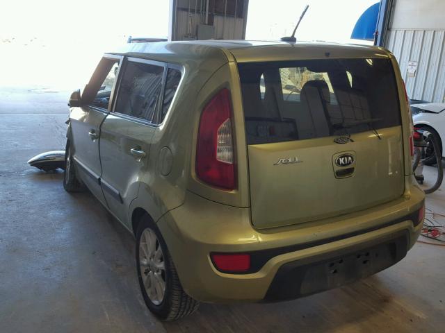 KNDJT2A66D7511221 - 2013 KIA SOUL + GREEN photo 3