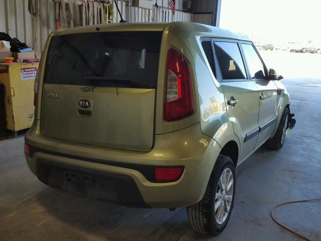 KNDJT2A66D7511221 - 2013 KIA SOUL + GREEN photo 4