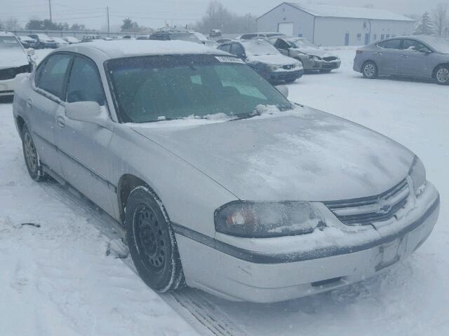 2G1WF55E429141083 - 2002 CHEVROLET IMPALA SILVER photo 1