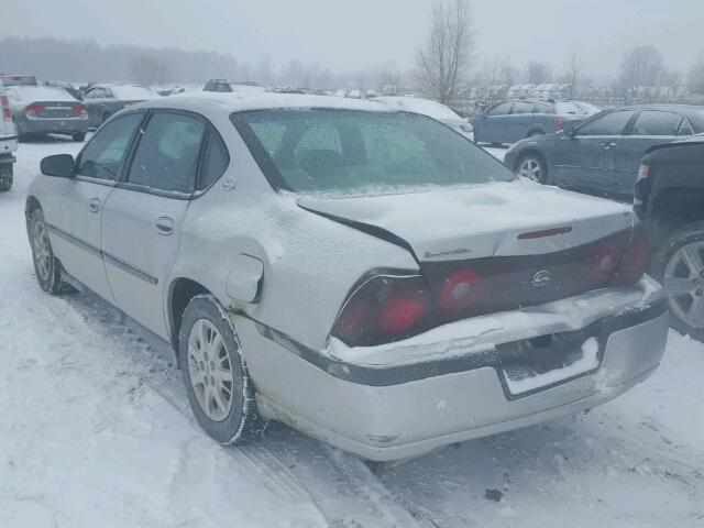 2G1WF55E429141083 - 2002 CHEVROLET IMPALA SILVER photo 3