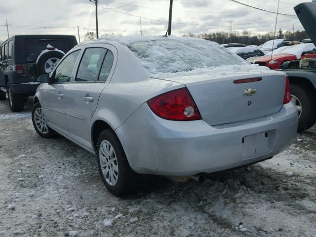 1G1AS58H597142217 - 2009 CHEVROLET COBALT LS SILVER photo 3