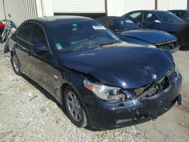 WBANA53544B848025 - 2004 BMW 525 I BLUE photo 1