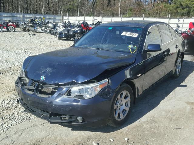 WBANA53544B848025 - 2004 BMW 525 I BLUE photo 2