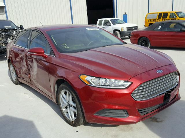 1FA6P0H70E5384501 - 2014 FORD FUSION SE RED photo 1