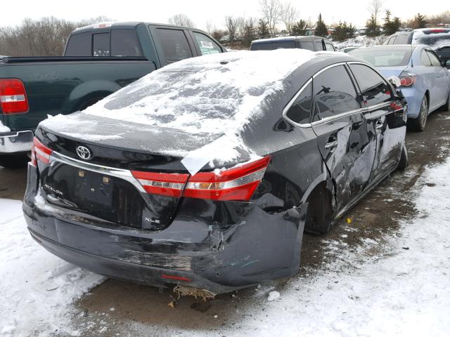 4T1BK1EB4FU163802 - 2015 TOYOTA AVALON XLE BLACK photo 4