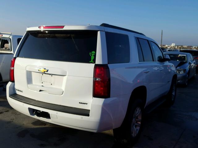 1GNSCAEC2FR116952 - 2015 CHEVROLET TAHOE C150 WHITE photo 4