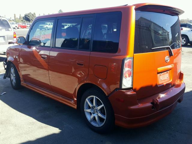 JTLKT324840162535 - 2004 TOYOTA SCION XB ნარინჯისფერი ფოტო 3