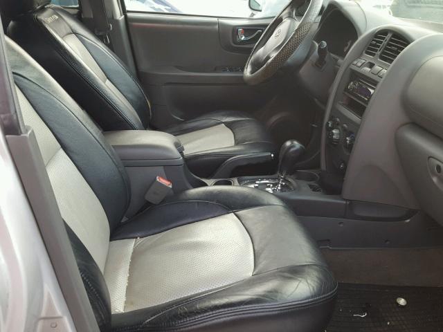 KM8SC13D13U349679 - 2003 HYUNDAI SANTA FE G SILVER photo 5