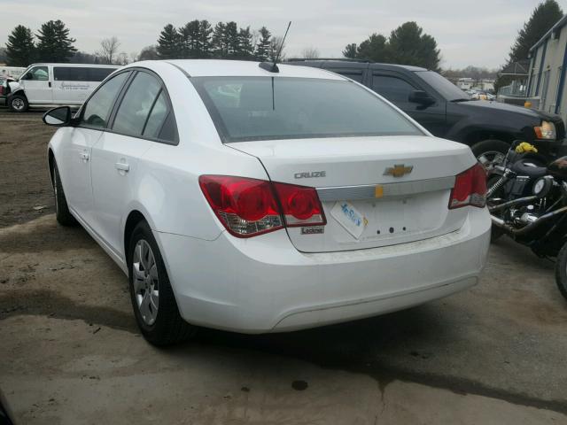 1G1PA5SH6F7260603 - 2015 CHEVROLET CRUZE LS WHITE photo 3