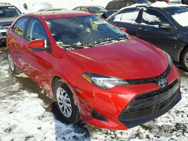 2T1BURHE1HC867913 - 2017 TOYOTA COROLLA L RED photo 1